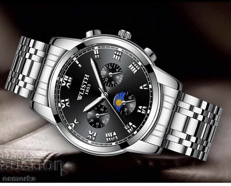 Нов Wlisth часовник метален корпус и верижка ланец черно с цена 20.00 лв. | € 10.23 Нов Wlisth часовник метален корпус и верижка ланец черно с цена 20.00 лв. | € 10.23