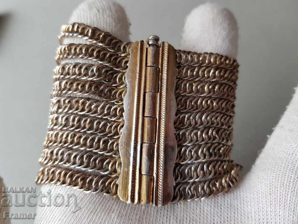 Παράδοση Αναγεννησιακό ΑΣΗΜΕΝΙΟ βραχιόλι με εξαιρετική επένδυση Παράδοση Αναγεννησιακό ΑΣΗΜΕΝΙΟ βραχιόλι με εξαιρετική επένδυση