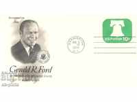 Postage envelope - President Gerald Ford