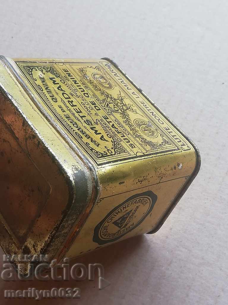 Old Dutch medicine box for quinine against malaria - 7