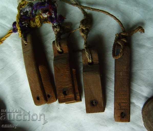 Parts of authentic wooden rolls for loom weaving - 5 Parts of authentic wooden rolls for loom weaving - 5