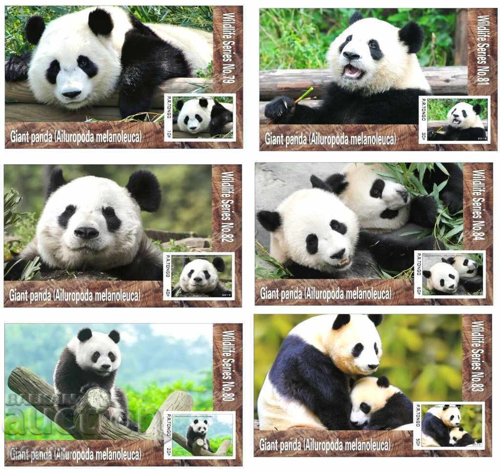 Clești blocuri Fauna Giant Panda Bears 2019 din Tongo