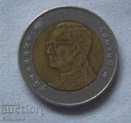Thailand 10 Bat 2012 new portrait of the King with price 1.80 BGN | € 0.92
