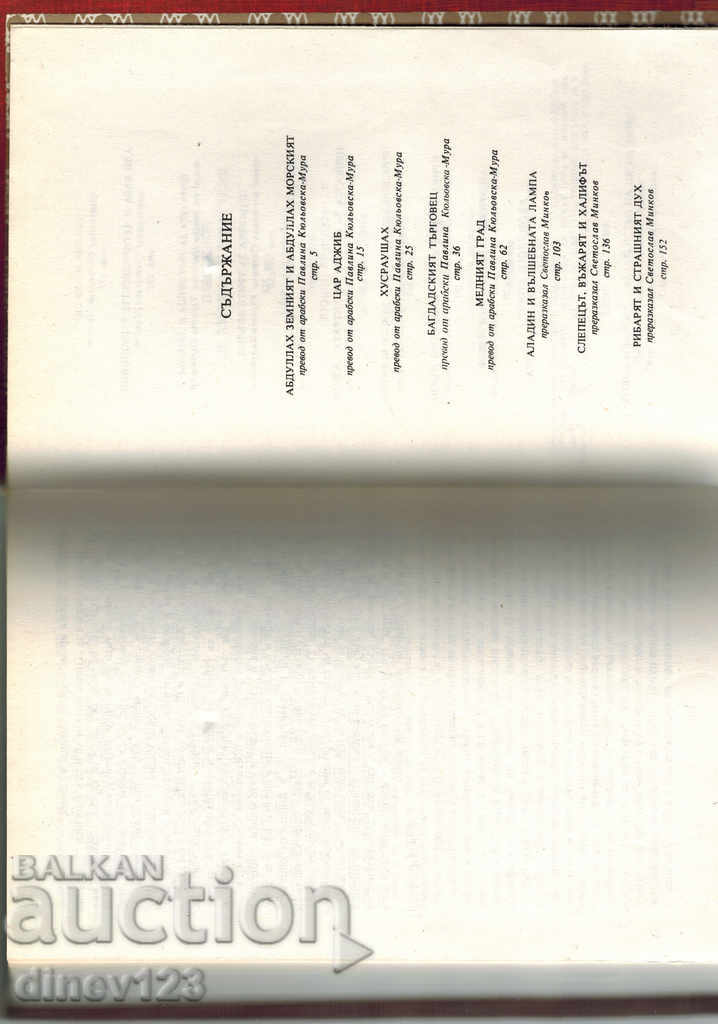 Delivery of TIPS FROM THE THOUSAND AND ONE NIGHT Delivery of TIPS FROM THE THOUSAND AND ONE NIGHT