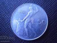 50 LEI 1966 - ITALY - THE COIN