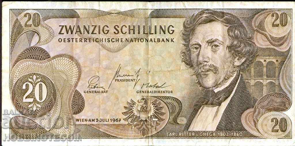 AUSTRIA AUSTRIA 20 Șilingul din 1967