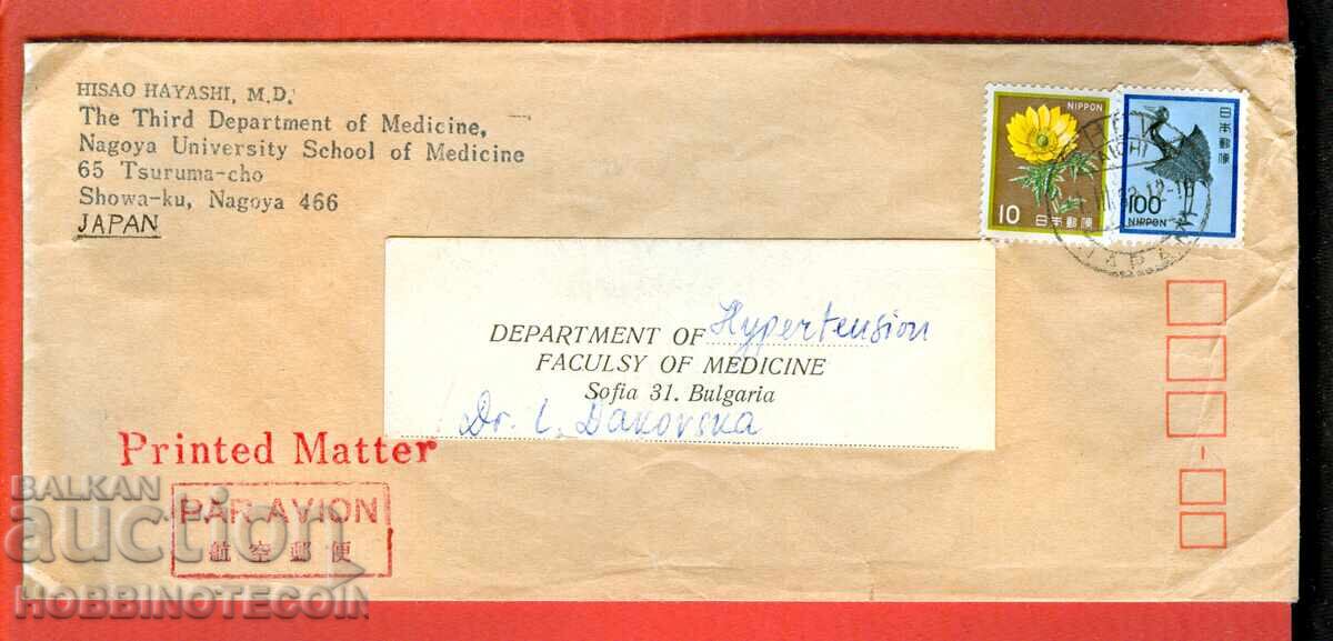 JAPAN TRAVEL LETTER to BULGARIA 1983