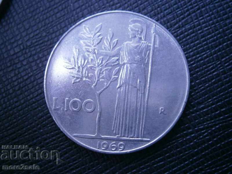 100 LEI 1969 ITALY - THE COIN / 2