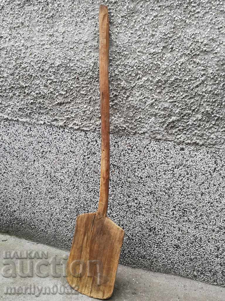 cuptor cu lopata veche din lemn, aragaz, lemn