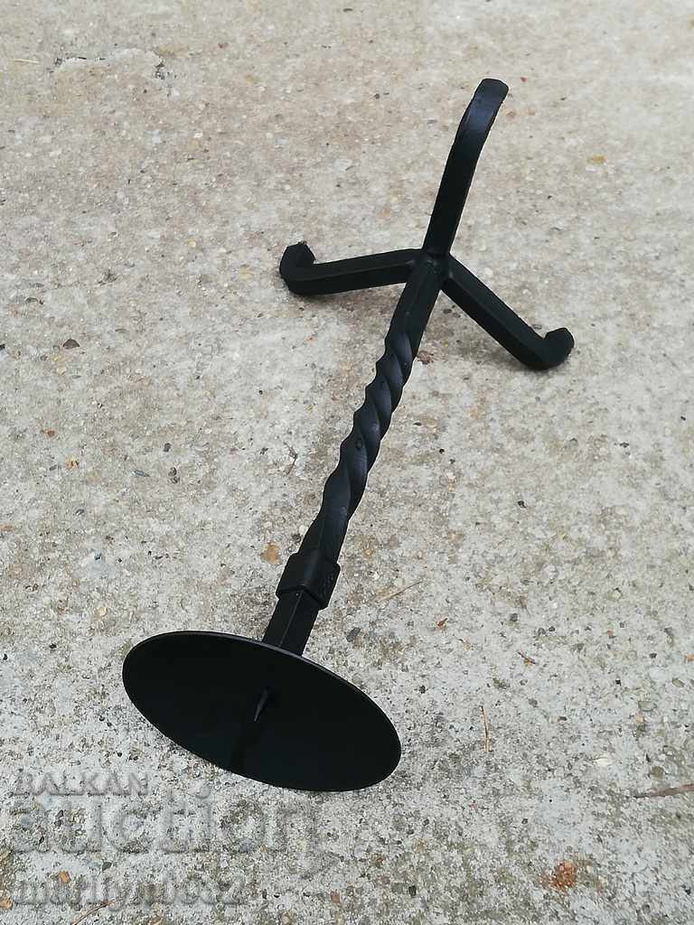 Sfeșnic vechi forjat, lumânare, sfeșnic din fier forjat - 7 Sfeșnic vechi forjat, lumânare, sfeșnic din fier forjat - 7