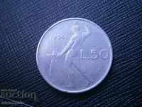 50 LEI 1954 YEAR - ITALY - THE COIN