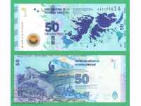 (¯` '• .¸ ARGENTINA 50 Pesos 2015 (Jubileu) UNC •. •' ´¯)