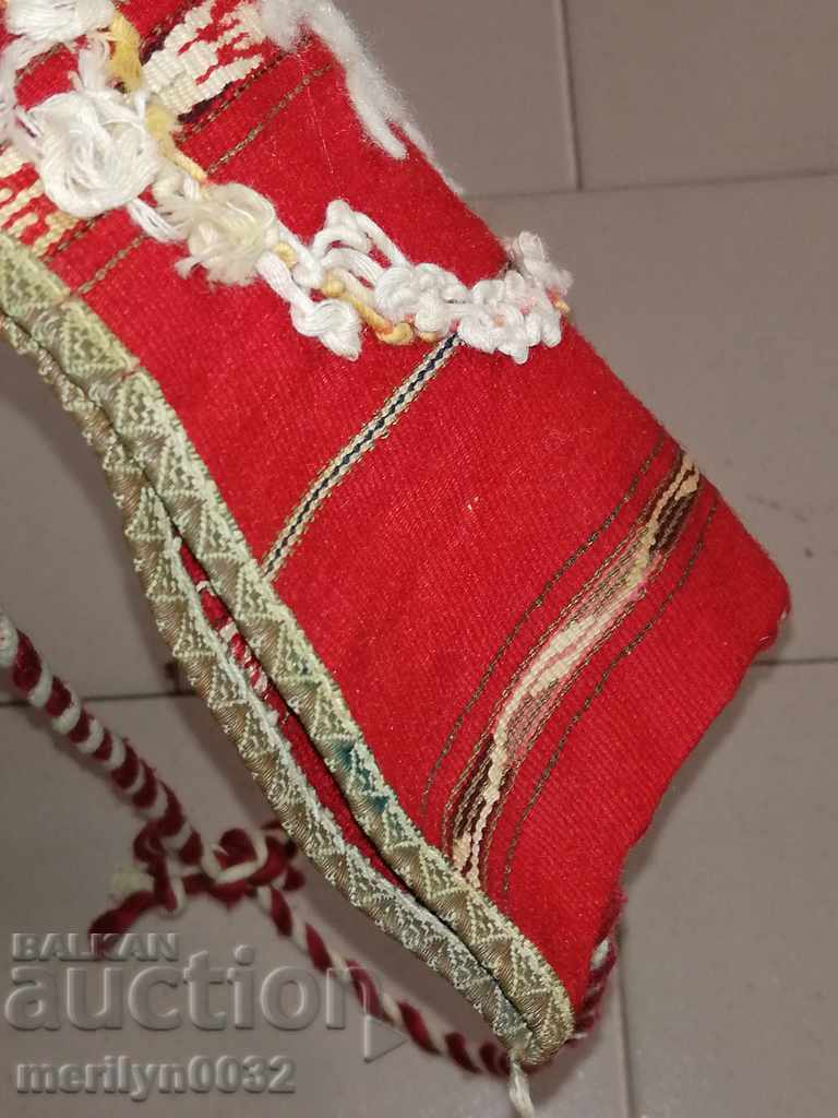 An old, hand-wraped keldard pouch with a purse - 6