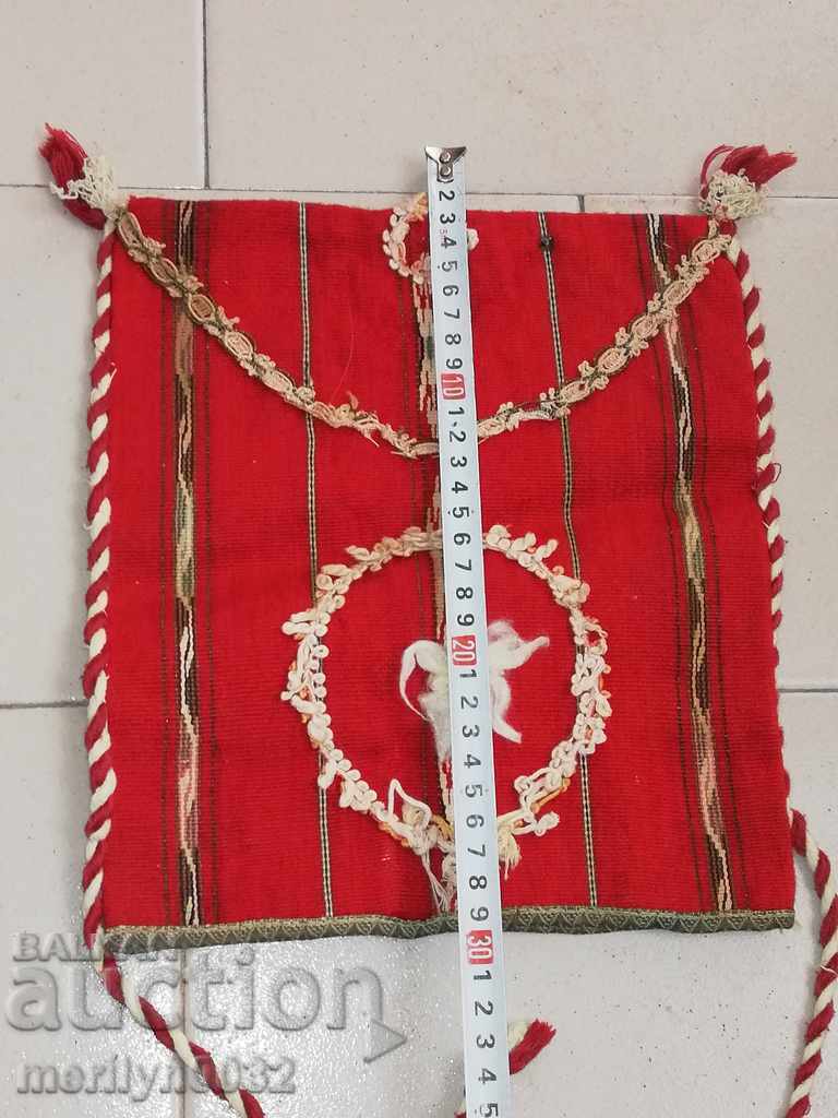 An old, hand-wraped keldard pouch with a purse - 7