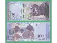 (¯`'•.¸ ΒΕΝΕΖΟΥΕΛΑ 1000 μπολιβάρ 2017 UNC ¸.•'´¯)