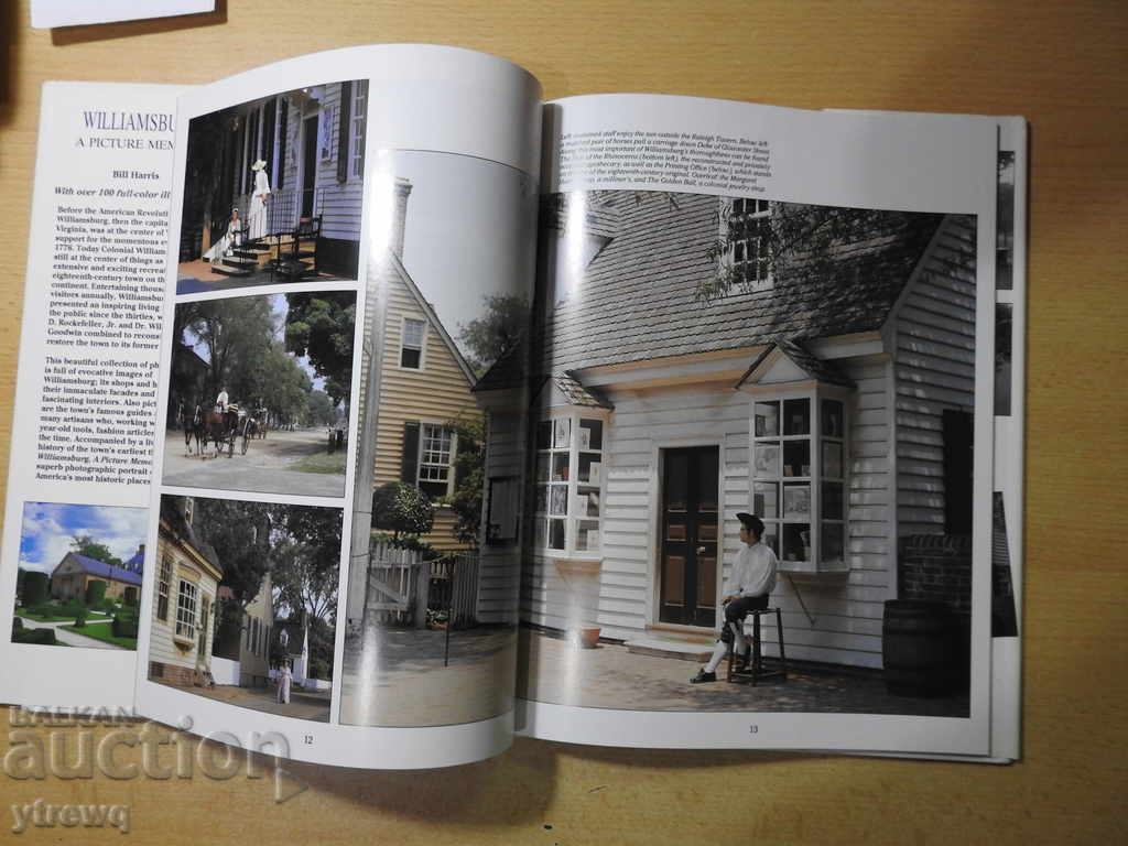 Auction  Luxury photo album Williamsburg