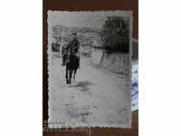 Horse Rider καπάκι πλακόστρωτα πρώην βασιλικό Φωτογραφία