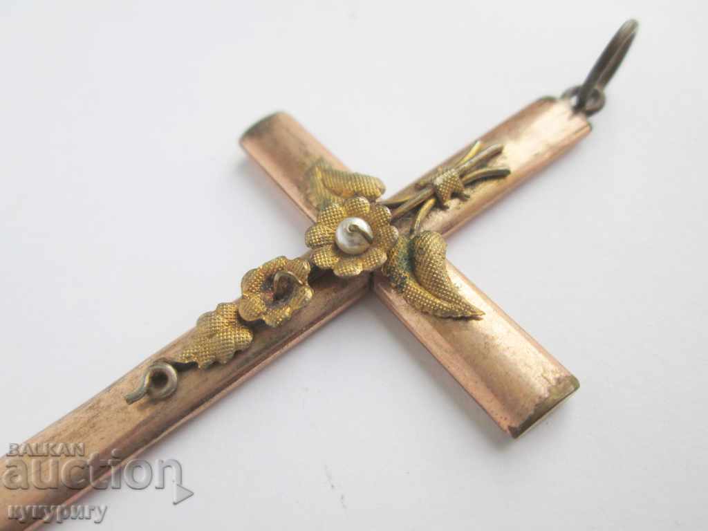 Old antique Victorian cross with ornaments jewelry pendant with price 25.00 BGN | € 12.78 Old antique Victorian cross with ornaments jewelry pendant with price 25.00 BGN | € 12.78