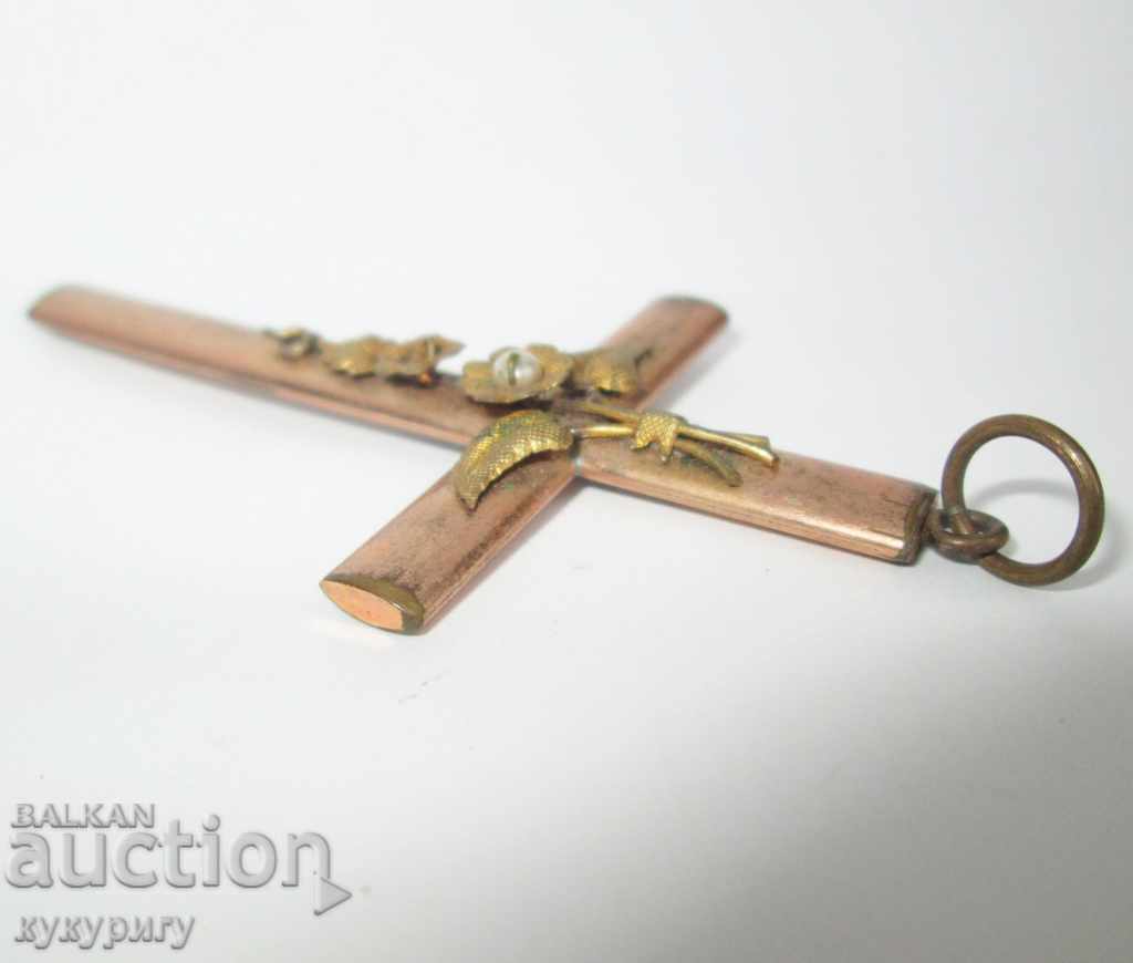 Delivery of Old antique Victorian cross with ornaments jewelry pendant Delivery of Old antique Victorian cross with ornaments jewelry pendant