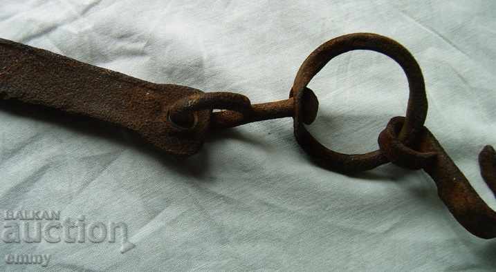 Παράδοση Παλιά σφυρήλατο άγκιστρο γάντζο Παράδοση Παλιά σφυρήλατο άγκιστρο γάντζο