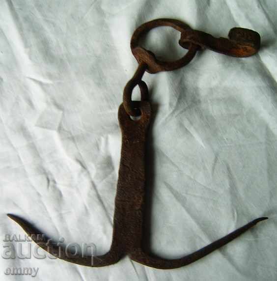 Παλιά σφυρήλατο άγκιστρο γάντζο - 5 Παλιά σφυρήλατο άγκιστρο γάντζο - 5