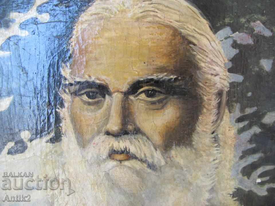 Old original painting of St. Seraphim. Rare with price 450.00 BGN | € 230.08 Old original painting of St. Seraphim. Rare with price 450.00 BGN | € 230.08