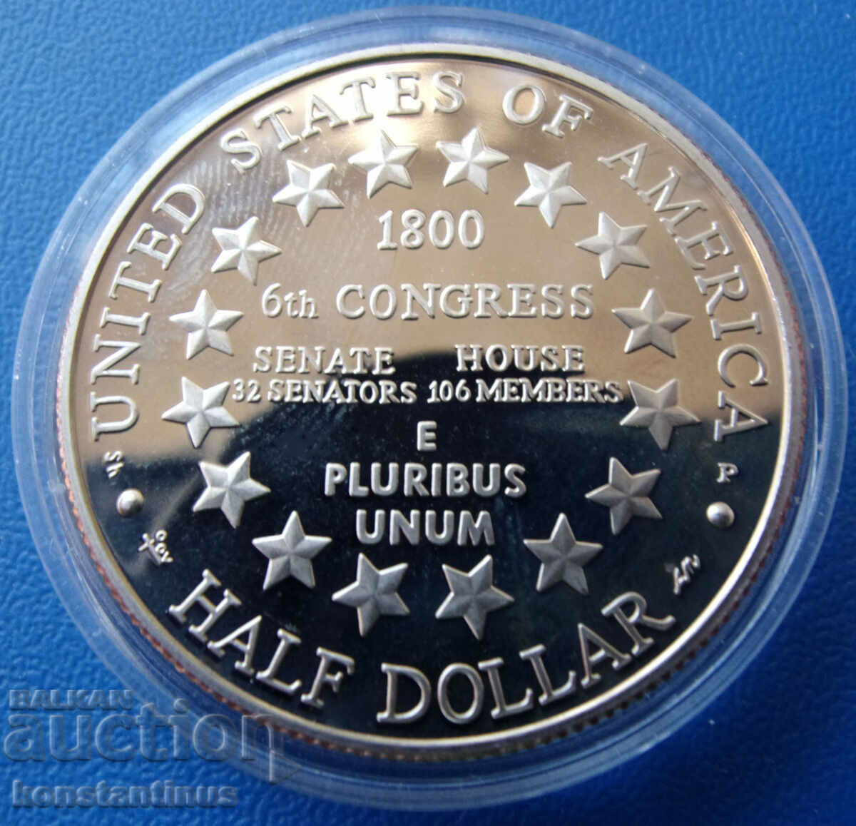 SUA ½ dolar 2001 UNC PROOF Rar cu preț € 23.01 | 45.00 BGN