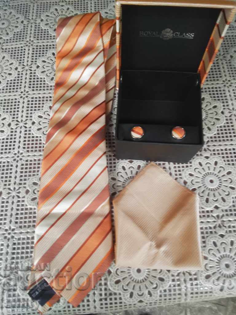 Mark T-shirt Necktie, towel and cufflinks. with price 25.00 BGN | € 12.78 Mark T-shirt Necktie, towel and cufflinks. with price 25.00 BGN | € 12.78