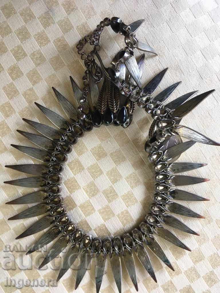 NECKLACE NECKLACE SILVER SACHAN ANCIENT WITH STONES - 6 NECKLACE NECKLACE SILVER SACHAN ANCIENT WITH STONES - 6