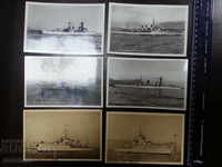 Old postcard ships before 45y. - 5 pcs.
