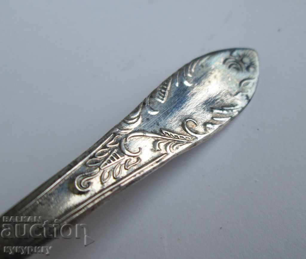Delivery of Set of beautiful 6 spoons of silver melchior silver