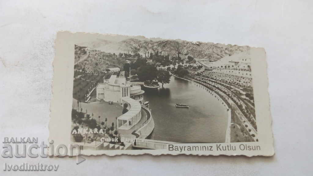 Carte poștală Ankara Bayraminiz Kutlu Olsun 1938