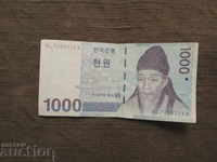 1000 Won 2006 South Korea