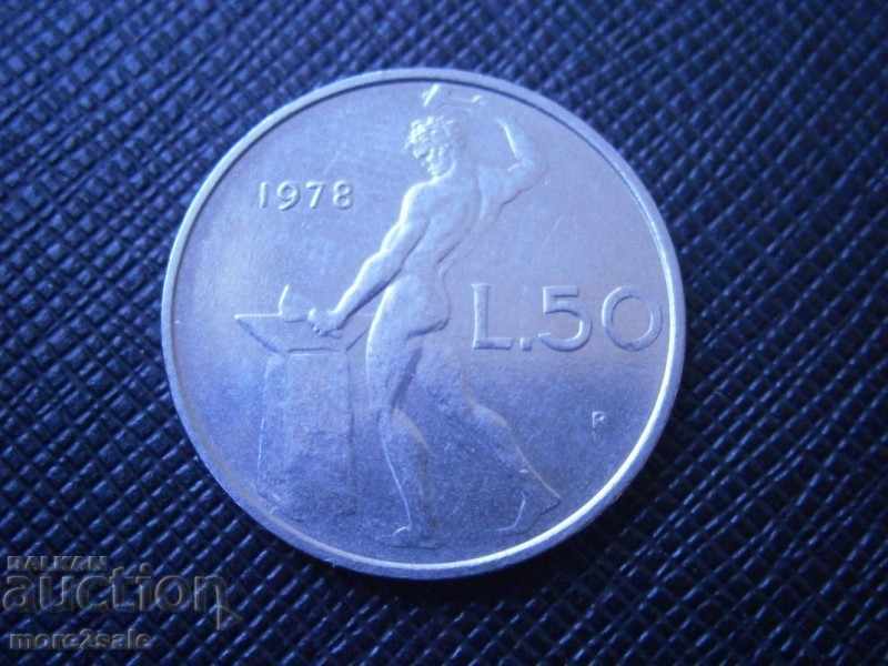 50 LEI 1978 ITALY - THE COIN