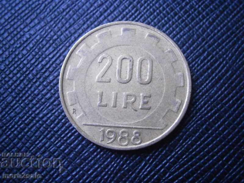 200 LEI 1988 - ITALY - THE COIN