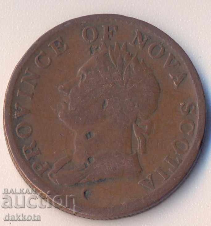 Nova Scotia 1/2 penny 1832 year