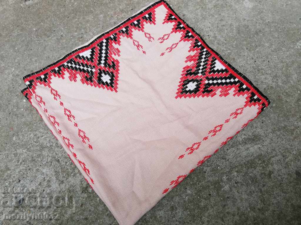 Old embroidered cardboard, tablecloth, millet, Bulgarian embroidery - 5 Old embroidered cardboard, tablecloth, millet, Bulgarian embroidery - 5