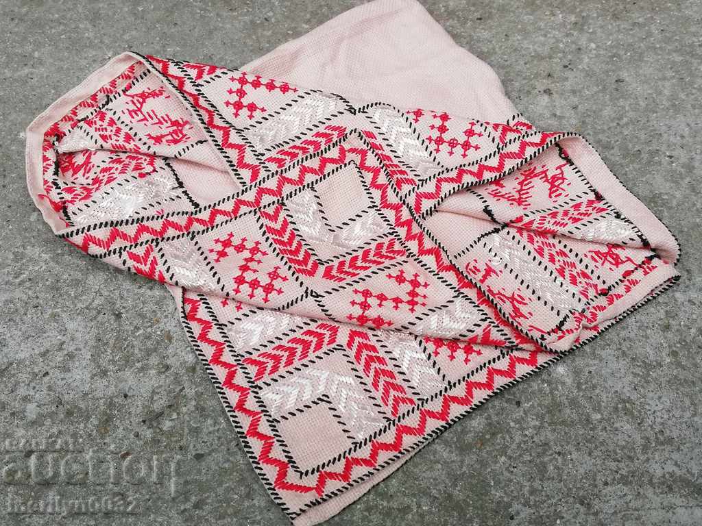 Carton brodat vechi, fețe de masă, mei, broderie bulgară - 5