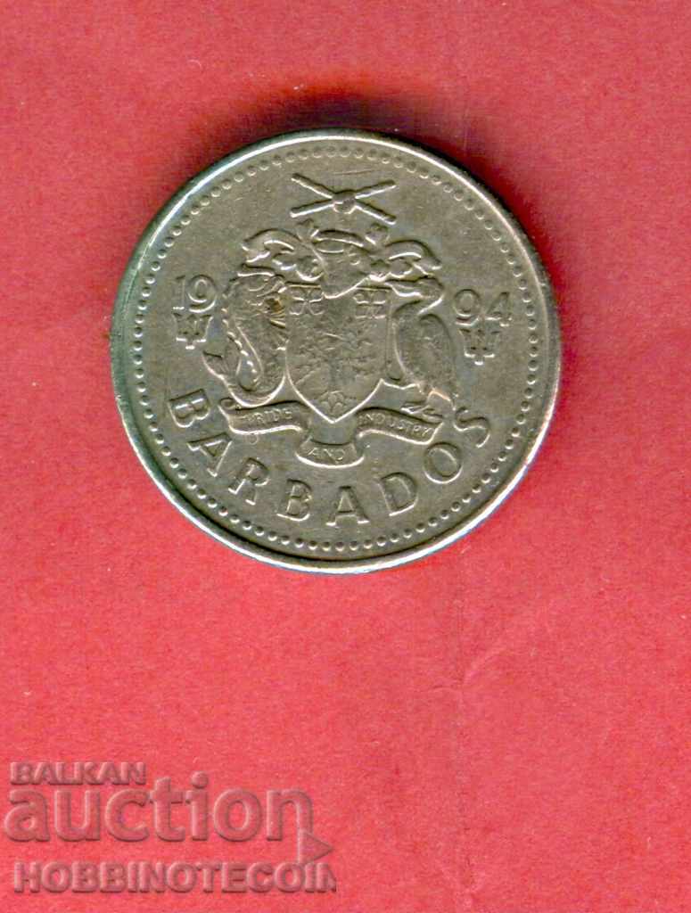 BARBADOS BARBADOS 25 Cents issue - 1994 with price € 0.69 | 1.35 BGN