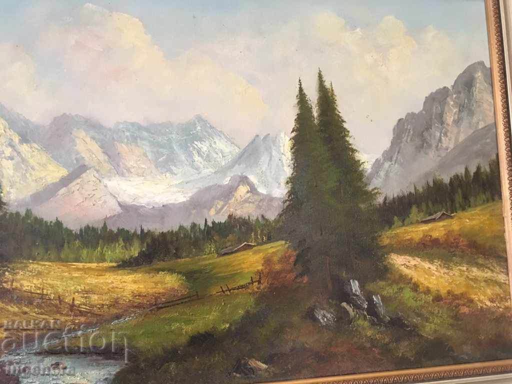 Delivery of PICTURE OIL ON WRITTEN SIGNED