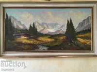 PICTURE OIL ON WRITTEN SIGNED
