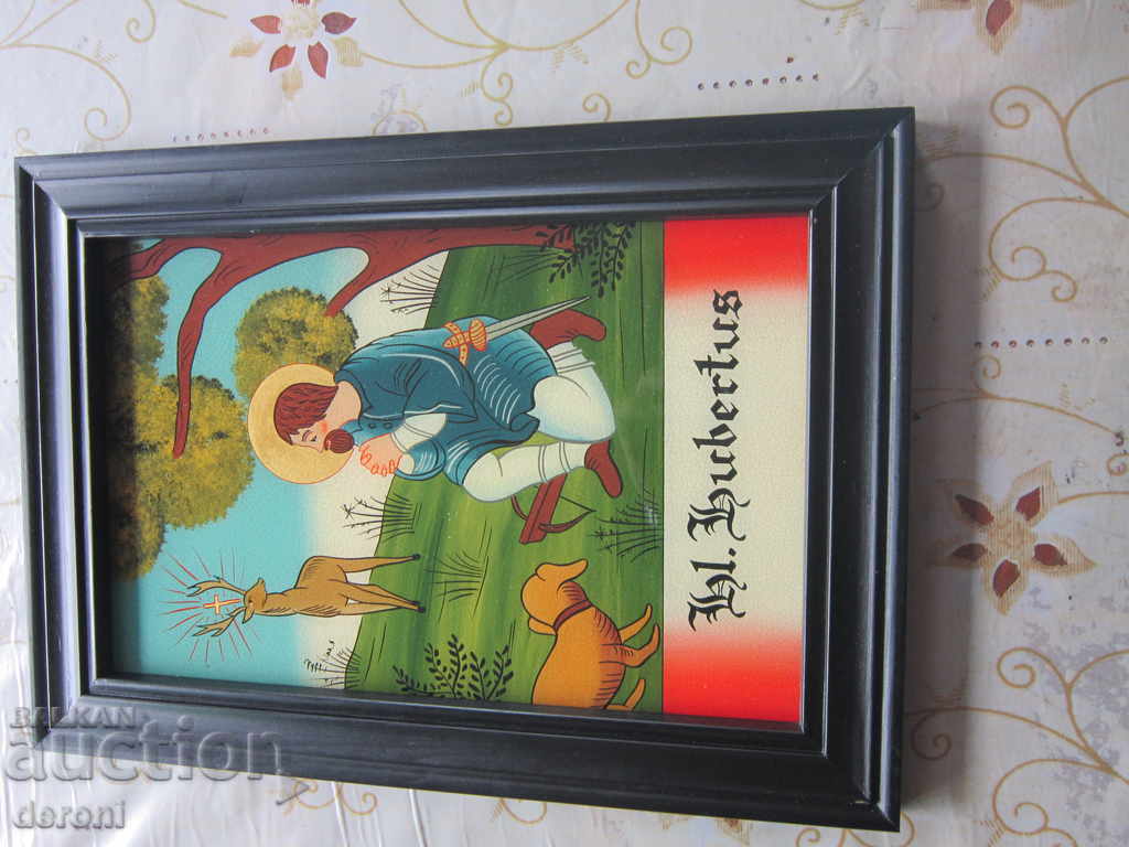 Auction  Old icon stained glass gold