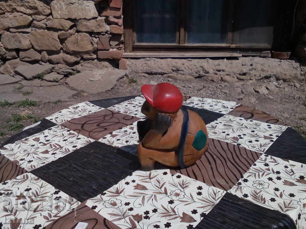 Delivery of An old wooden turtle Delivery of An old wooden turtle