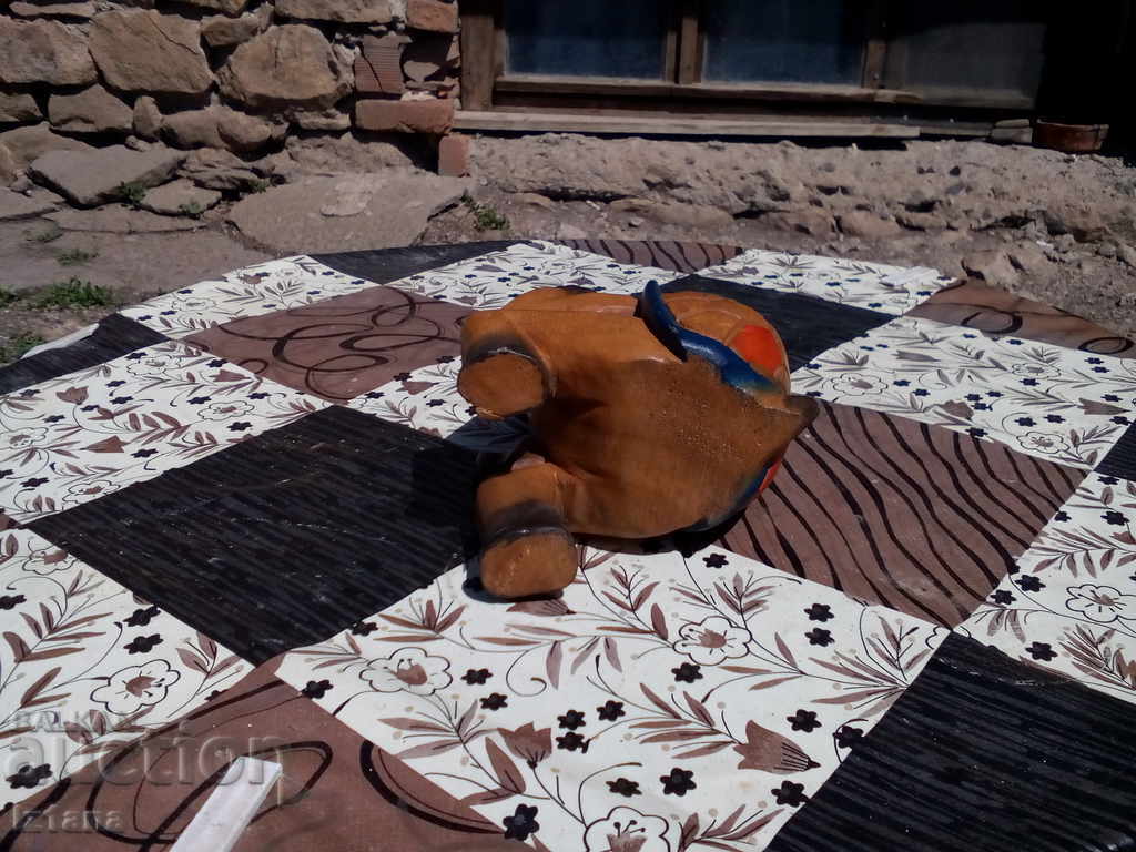 An old wooden turtle - 5 An old wooden turtle - 5