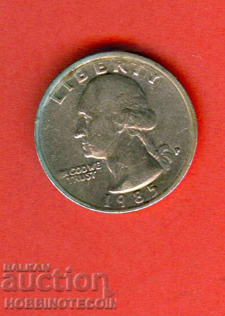 USA 25 cent issue - issue 1985 - P