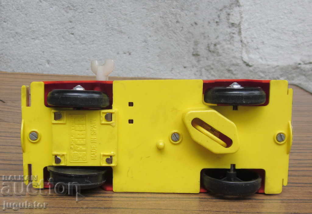 old Spanish mechanical toy wheelchair with FEBER key - 5 old Spanish mechanical toy wheelchair with FEBER key - 5