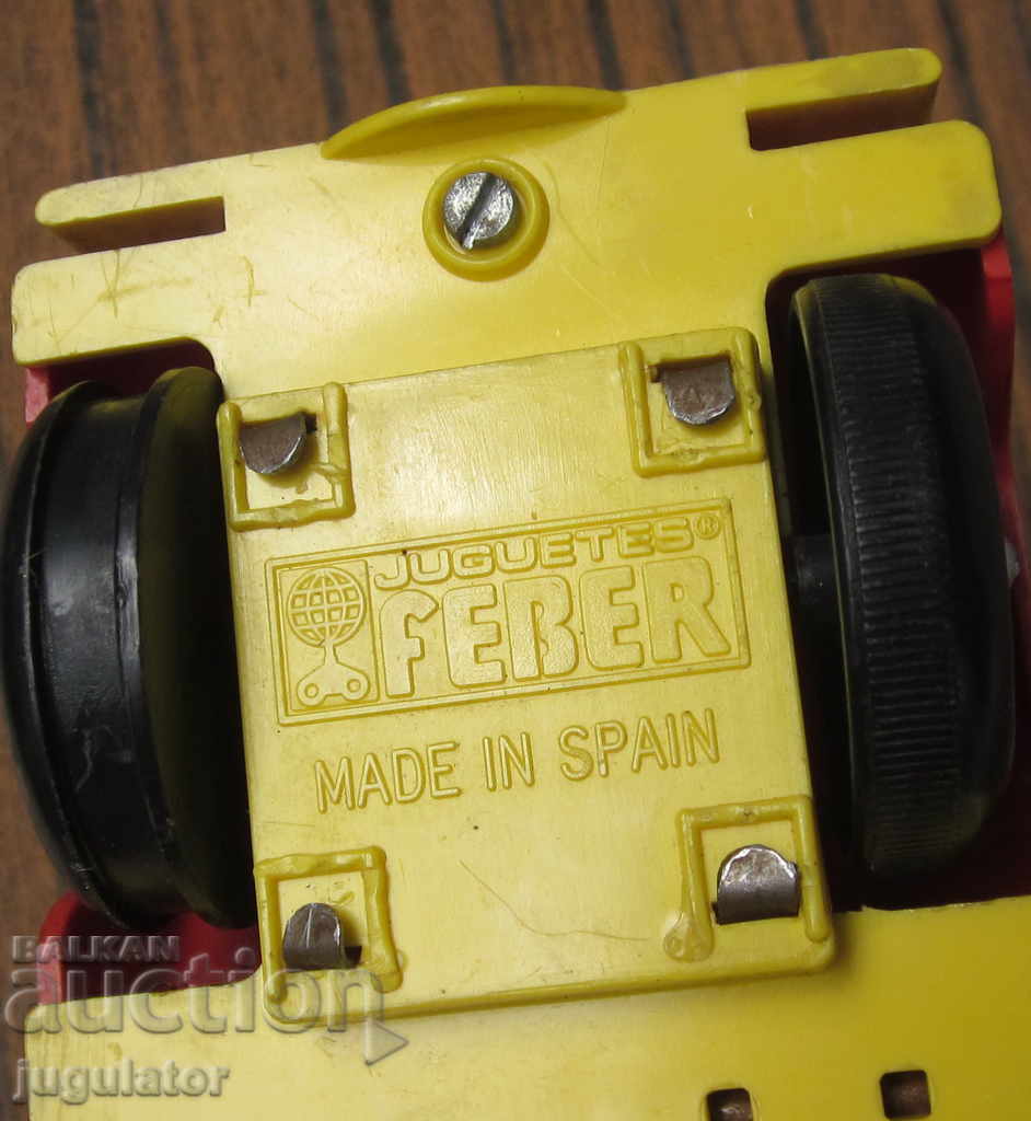 old Spanish mechanical toy wheelchair with FEBER key - 6 old Spanish mechanical toy wheelchair with FEBER key - 6