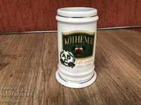 9935. porcelain beer mug marked