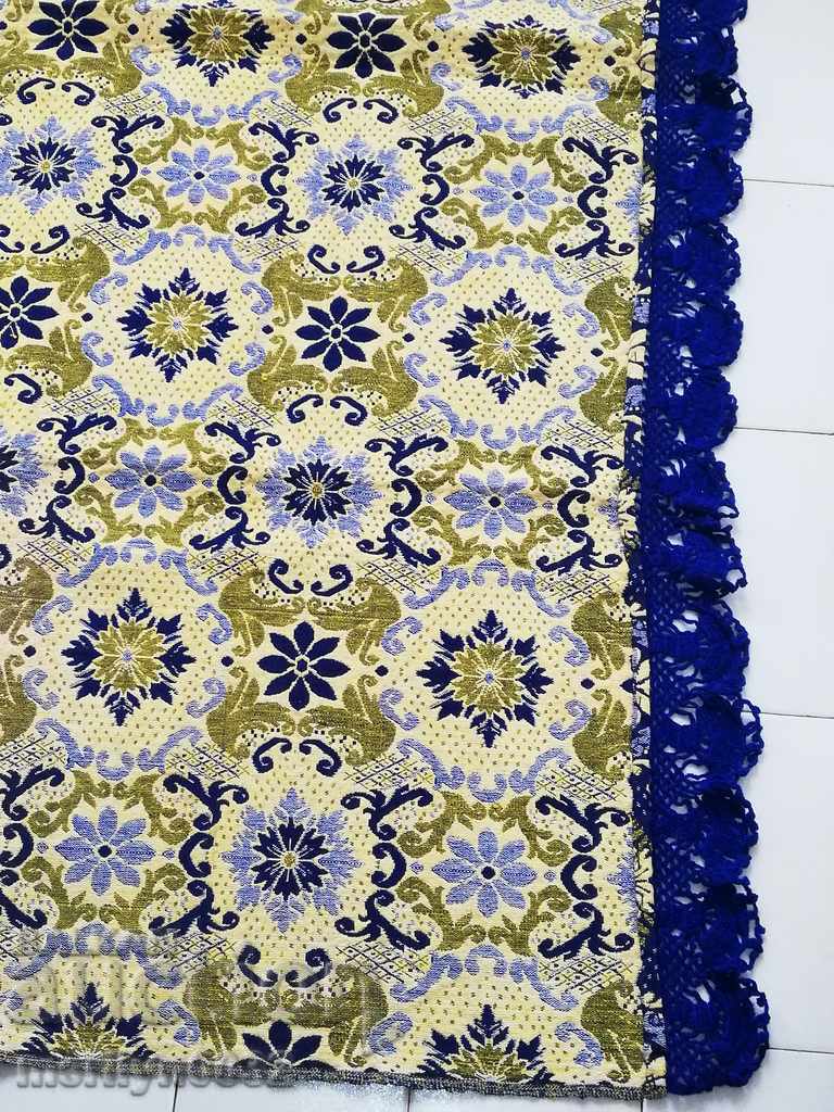 Παλιά μπλε διπλής όψης κουβέρτα κάλυμμα πολύχρωμο χαλί - 5 Παλιά μπλε διπλής όψης κουβέρτα κάλυμμα πολύχρωμο χαλί - 5