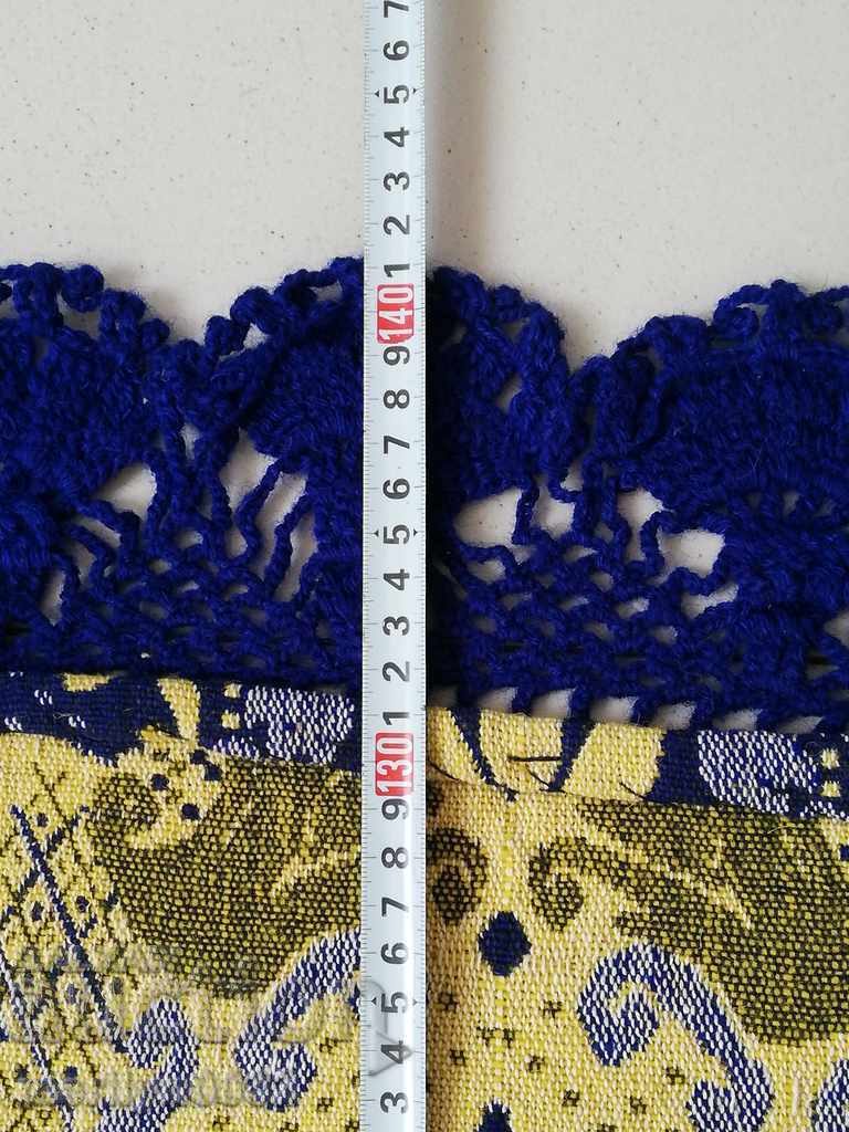 Παλιά μπλε διπλής όψης κουβέρτα κάλυμμα πολύχρωμο χαλί - 6 Παλιά μπλε διπλής όψης κουβέρτα κάλυμμα πολύχρωμο χαλί - 6